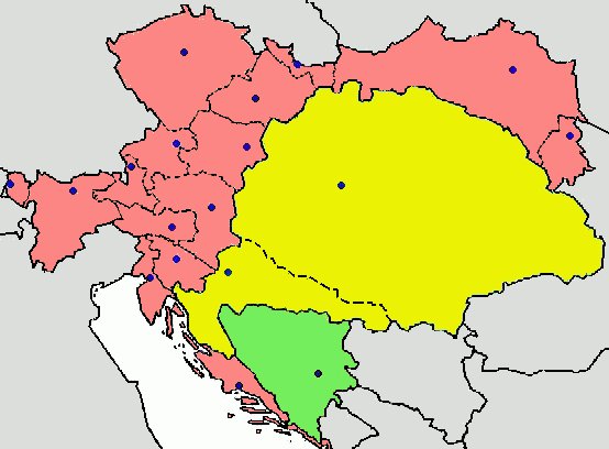 Verwaltungseinheiten Österreich-Ungarn