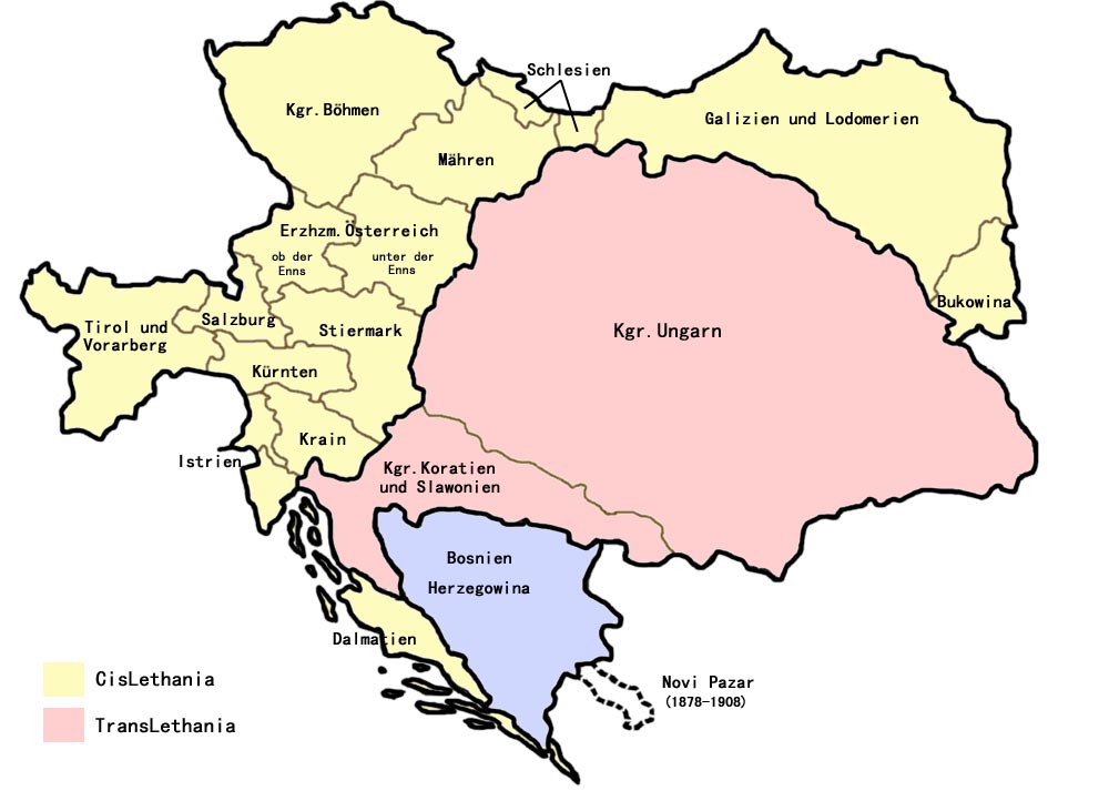 Gebiete Österreich-Ungarn