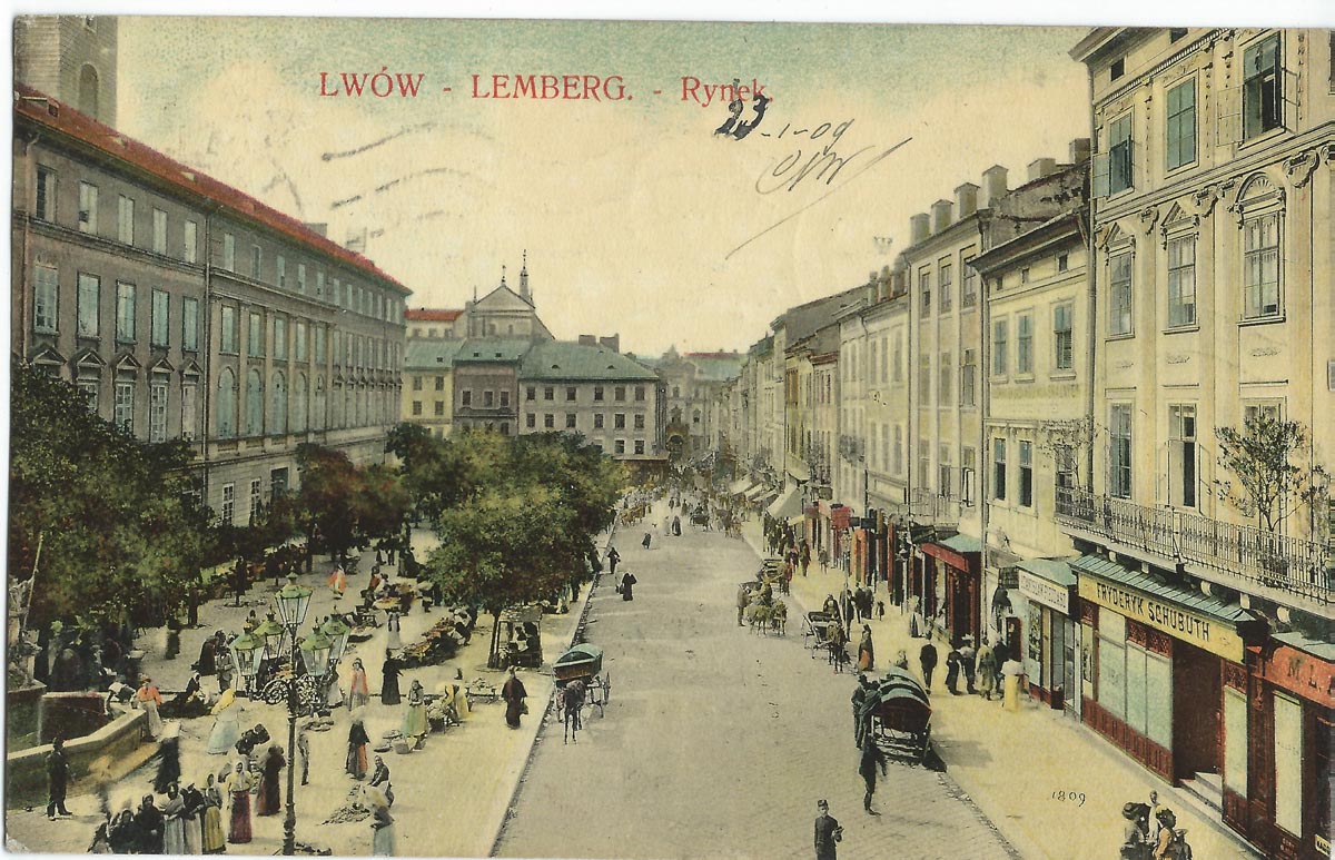 Postkarte Lemberg